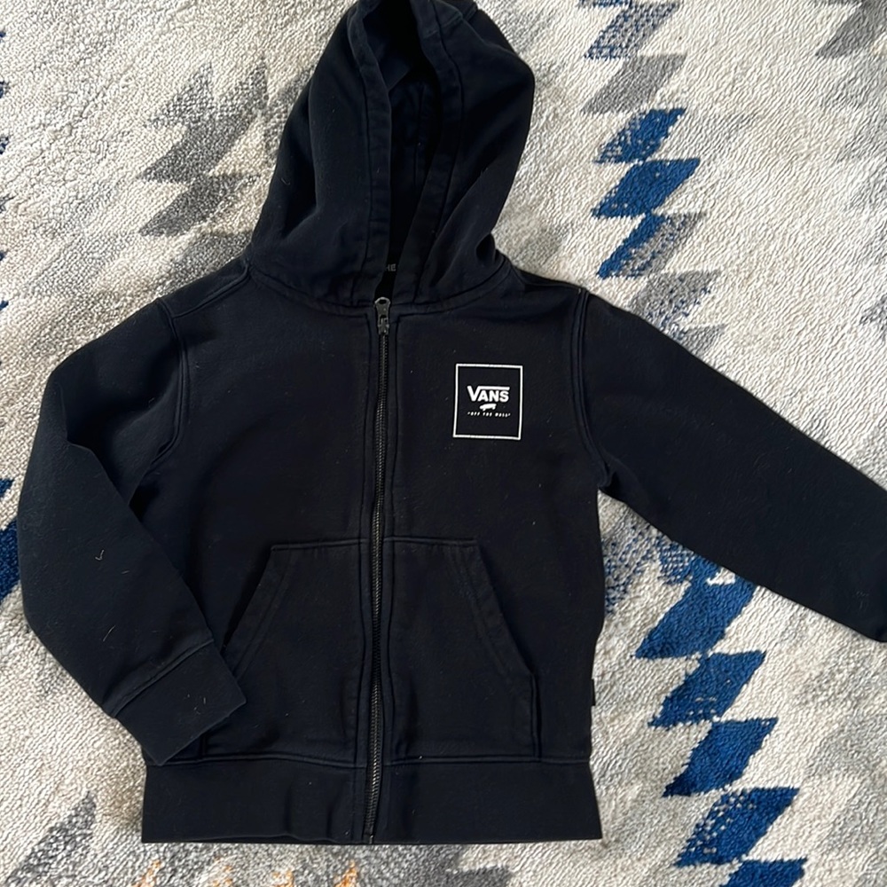 Vans zip-up sweatshirt- kids